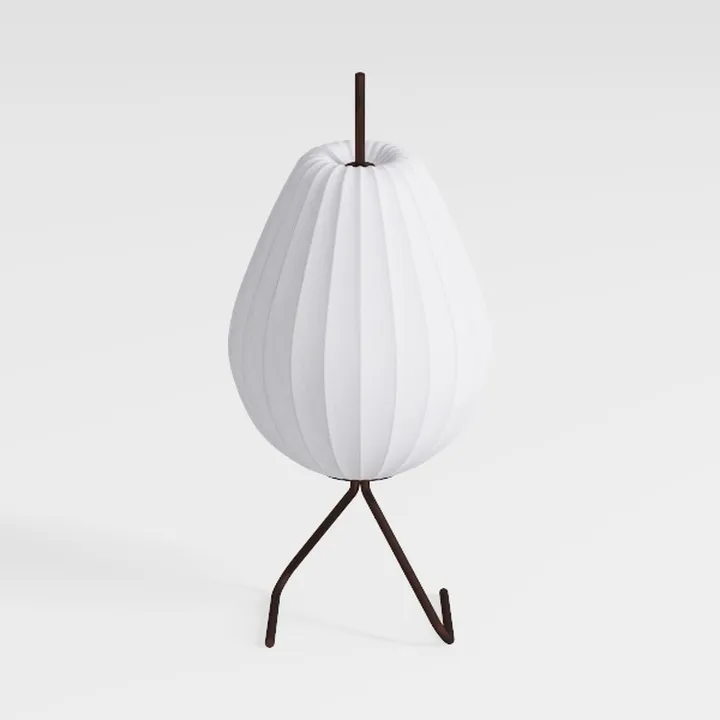 Minimalist Fabric Metal Tripod Table Lamp 3D Model