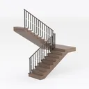 staircase-Selected StairsⅡ Right 45 Degree View
