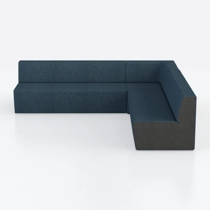 OPAHDN Modern L-Shape Modular Sectional Sofa for T
