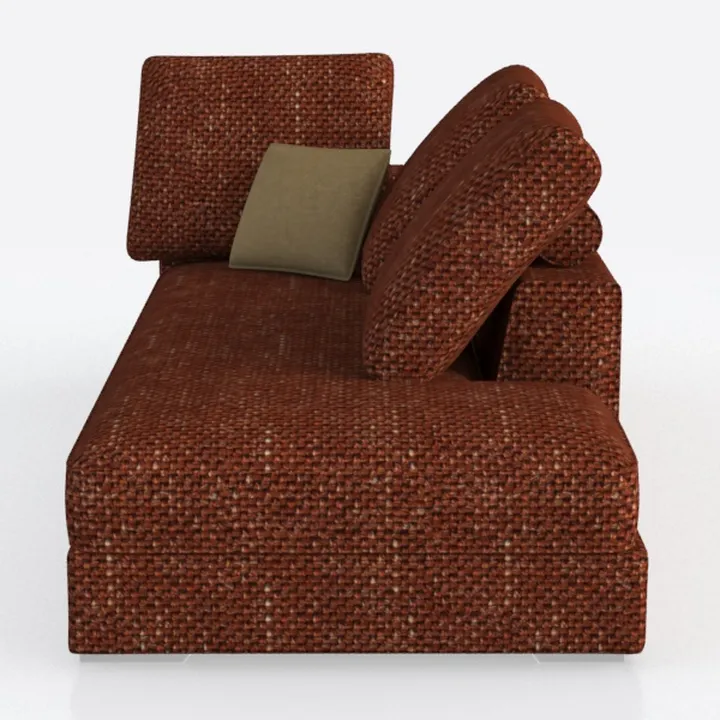 Furnemart Modern L Shape Sectional Sofa with Chais