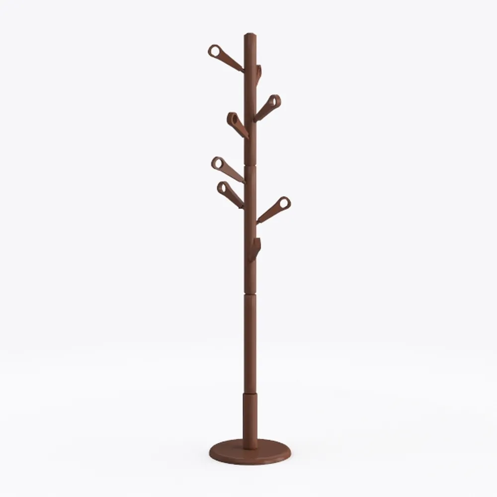 VASAGLE Solid Wood Coat Rack, Free Standing