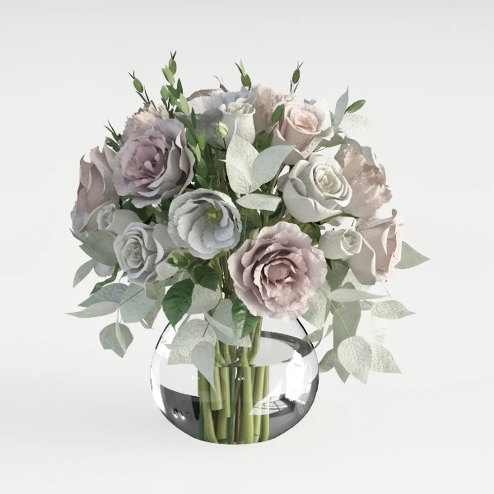 Hollyone White Hydrangeas Floral Arrangement in