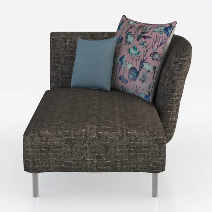 Furniture of America Tatiana Modern Chenille Modul