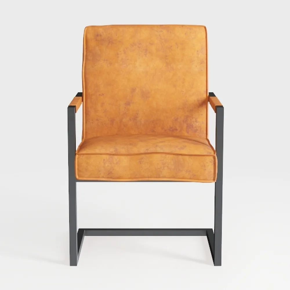 Zesthouse Industrial Metal Dining Chairs Set of 2