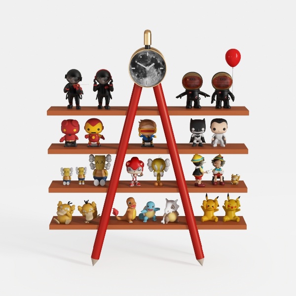 Anime figure shelf-Anime Enthusiast