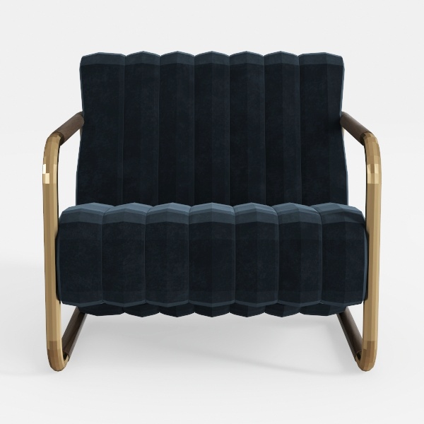 Linyuanwai Accent Chair for Living Room, Velvet Co