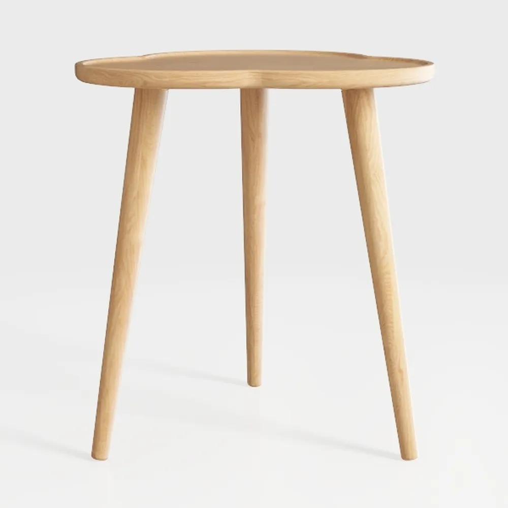 AWASEN Round Side Table, Small End Table for