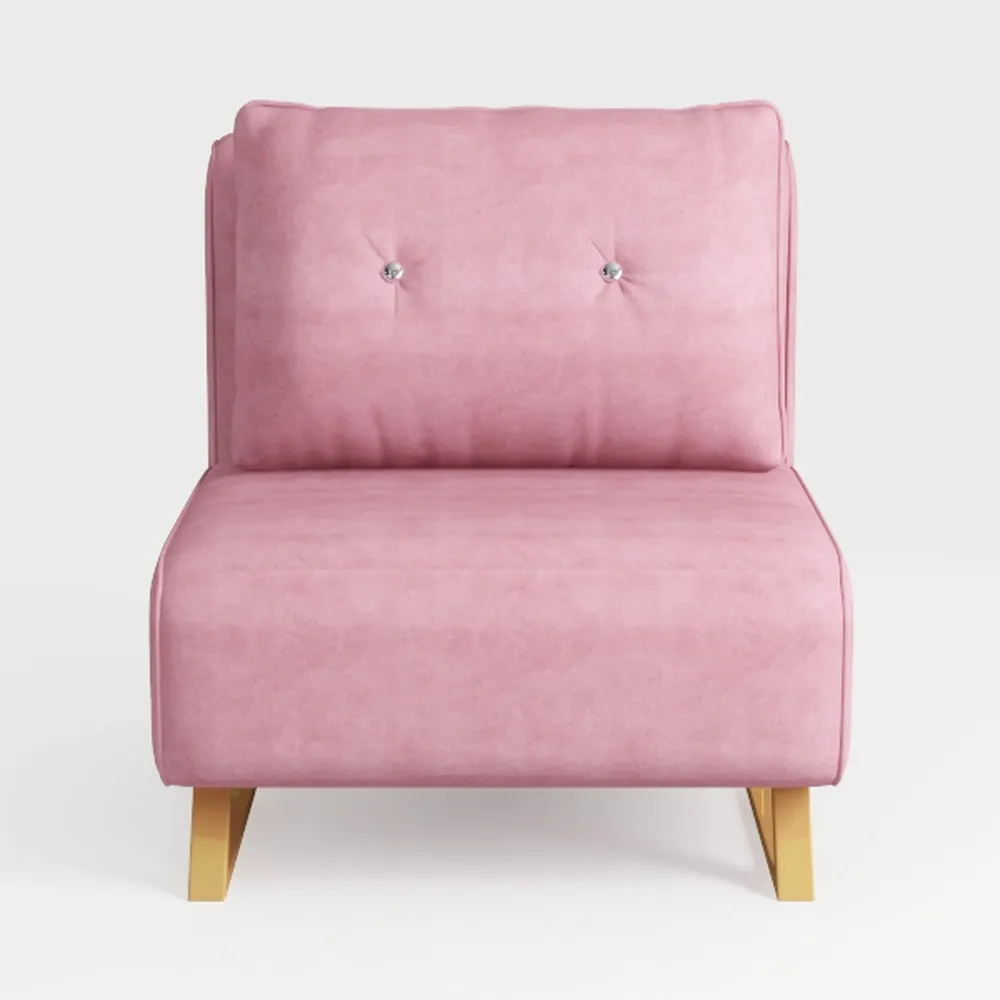 Shintenchi 47" Modern Linen Loveseat Sofa with 2