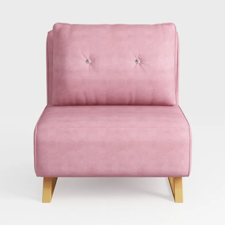 Shintenchi 47" Modern Linen Loveseat Sofa with 2