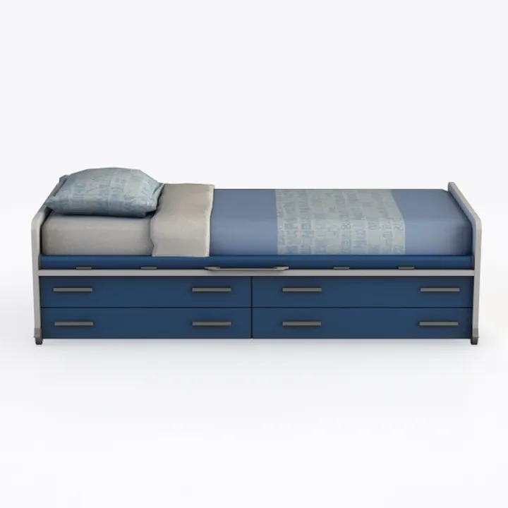 OS Home and Office Furniture Solid Pine Twin Capta
