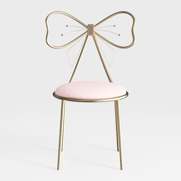 Ringmaster Modern Makeup Vanity Chair Stool Cute