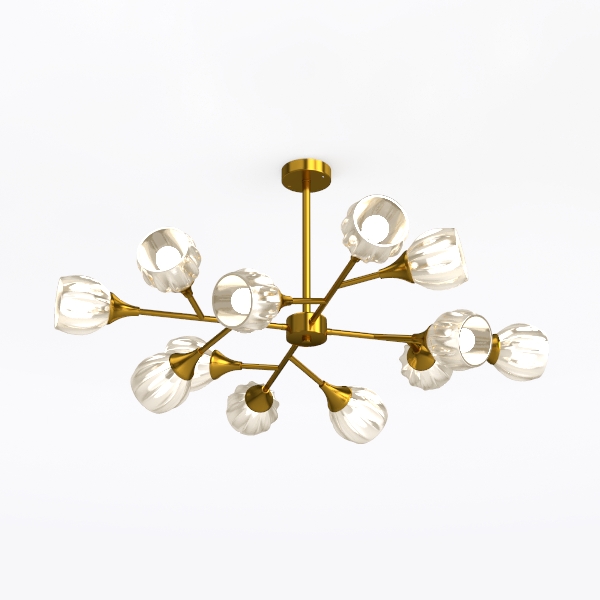 KCO Lighting 9 Light Mid Century Modern Sputnik