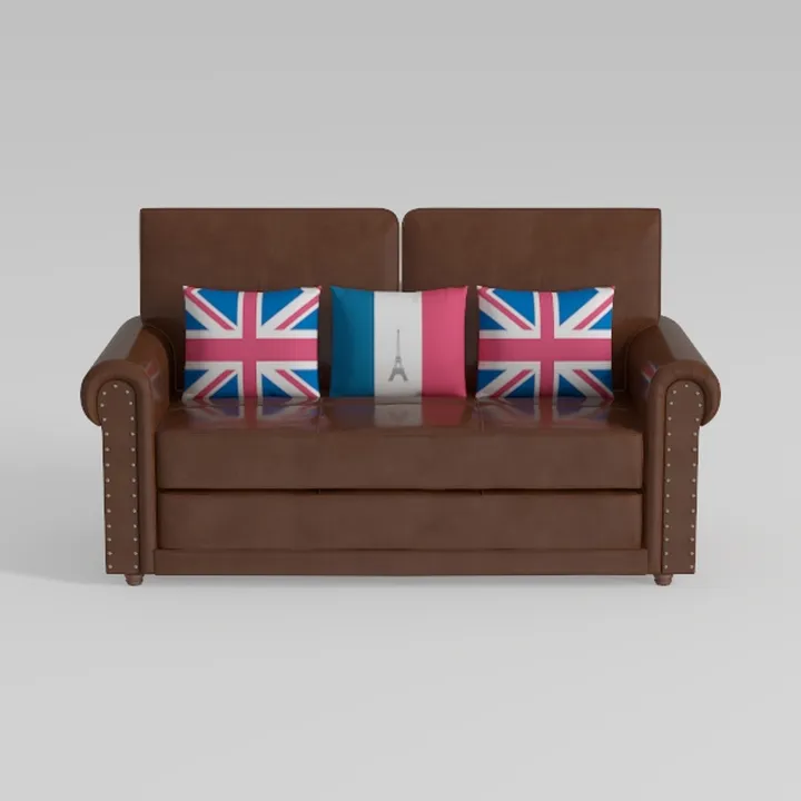 84" Modern Sofas for Living Room, Faux Leather