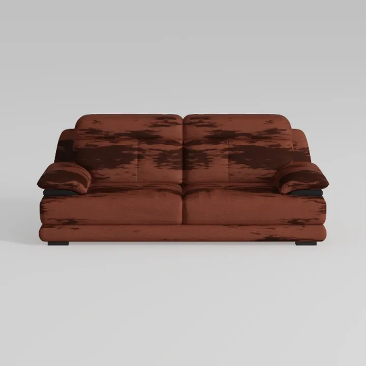 BOWERY HILL Traditional Geuine Leather Sofa in