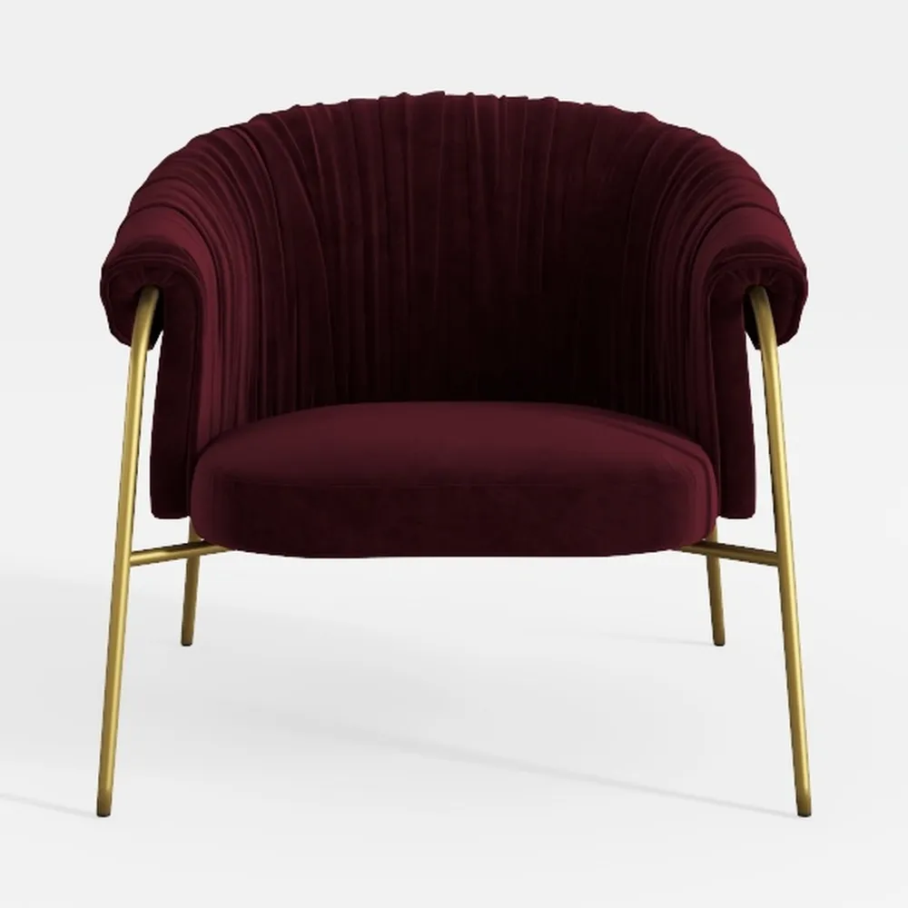 Velvet Dining Chairs Set of 4, Modern Upholstered