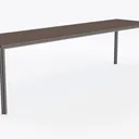 Bed Bath & Beyond 79" Outdoor Dining Table 8 Left 45 Degree View