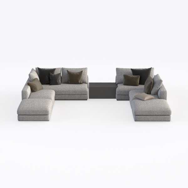 YI DANICA L-Shaped Sectional Couch – Modular with