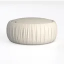 Thgonwid Unstuffed Moroccan Storage Pouf Foot Left 45 Degree View