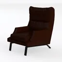 Managerial Chairs & Executive Chairs,Home Office D Left 45 Degree View