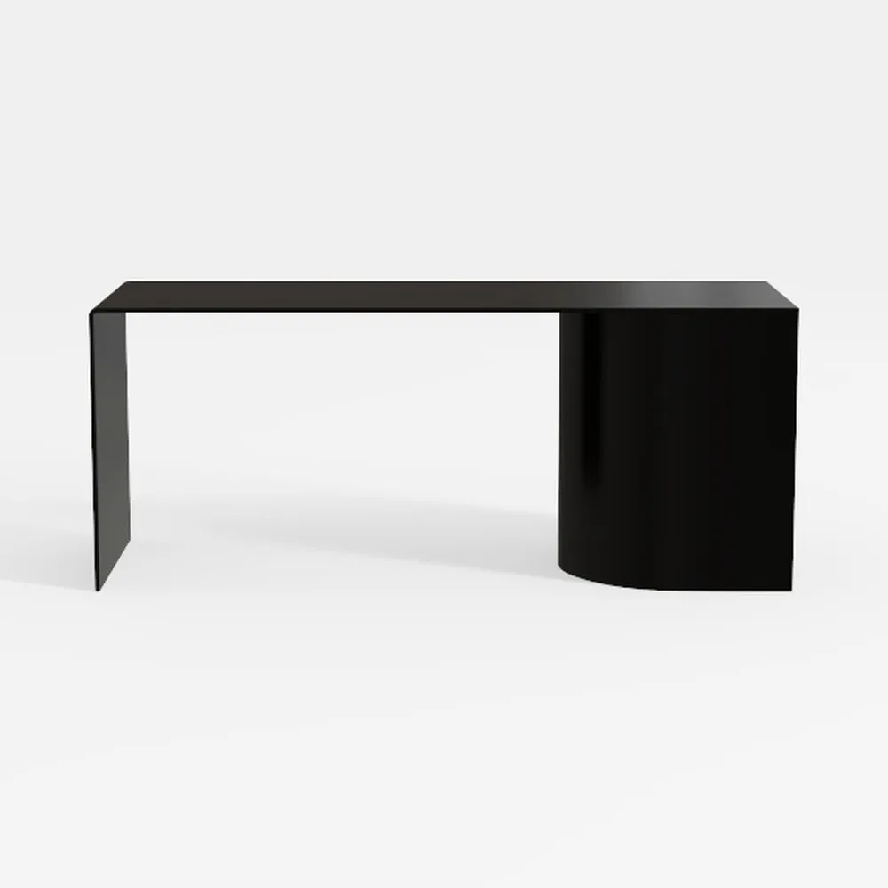 Tribesigns Black Console Table, 47-Inch Entryway