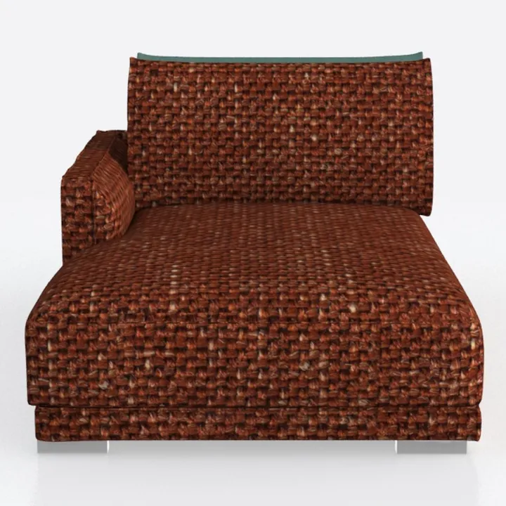 EDIEGO Poltrona lounge in morbido mohair beige, orsacchiotto, poltrona da caminetto, sedia da pavimento (arancione, 75 cm)