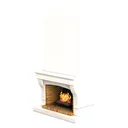 Fireplace 335 Left 45 Degree View
