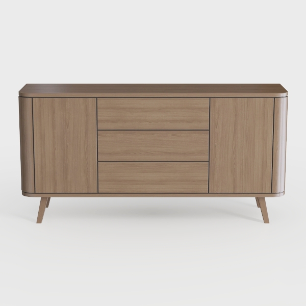 Grepatio 47" Sideboard Buffer Cabinet with Fluted