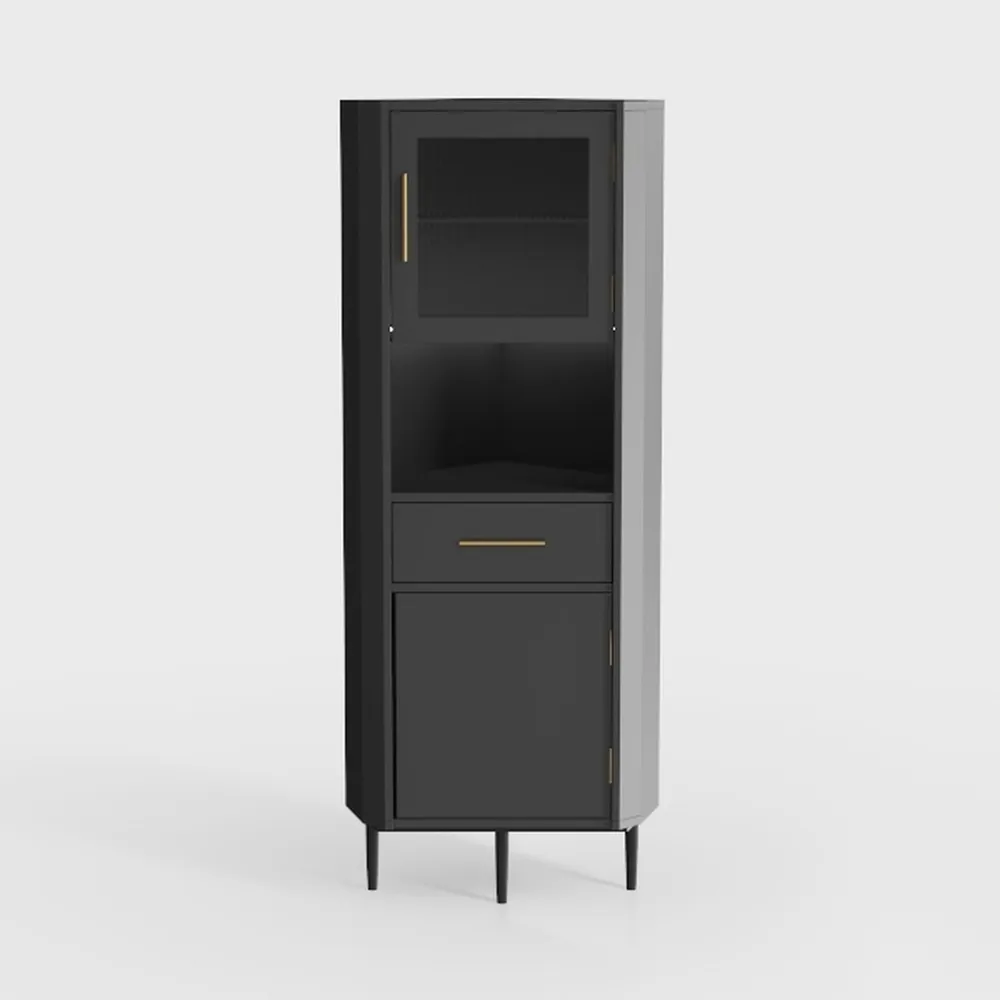 Tall Narrow Storage Cabinet 66.93" H Tall Bathroom