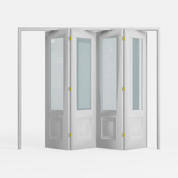 BARNER HOME Mirror Closet Doors, Full Lite Glass