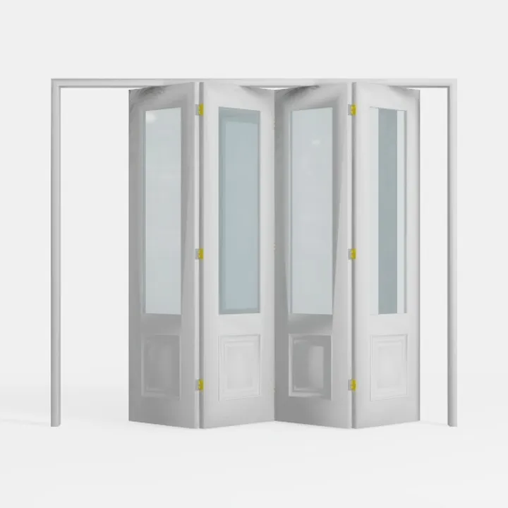 BARNER HOME Mirror Closet Doors, Full Lite Glass