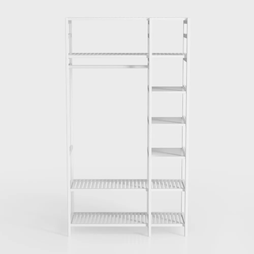 55" Fluted Storage Cabinet with Sliding