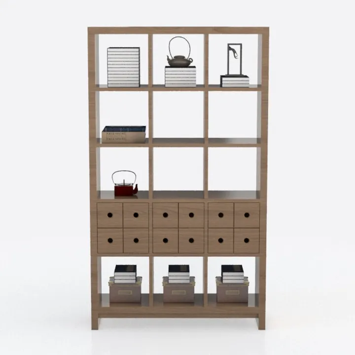 Buffet Cabinet, Rattan Storage Cabinet with