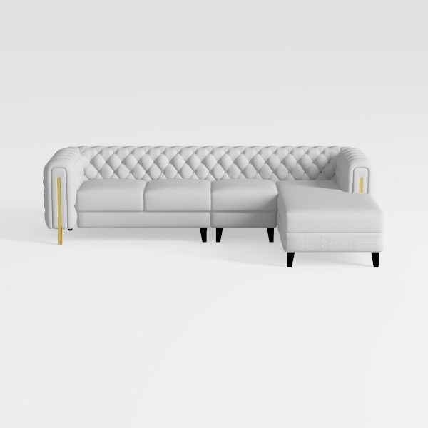 L Shape Modular Sectional Sofa,DIY Combination,Inc
