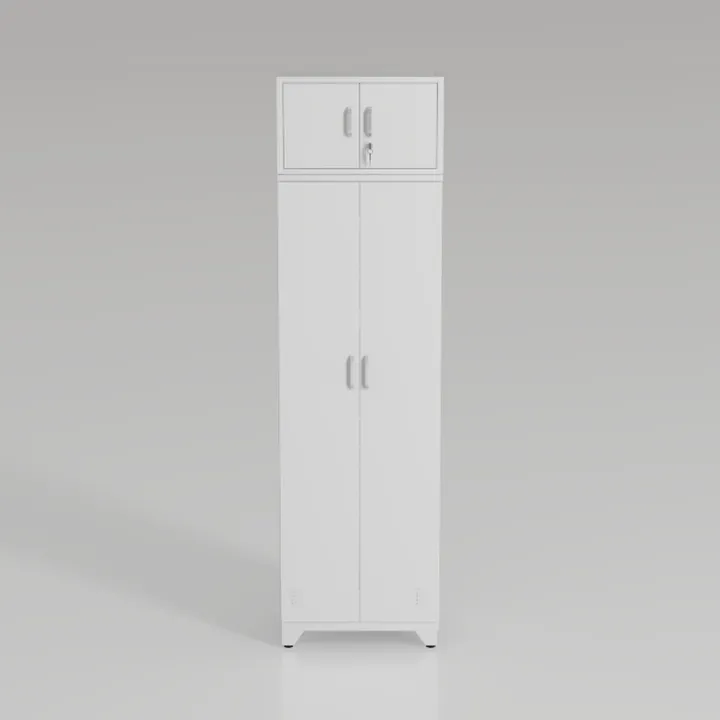 Tall Single Door Metal Locker with Adjustable