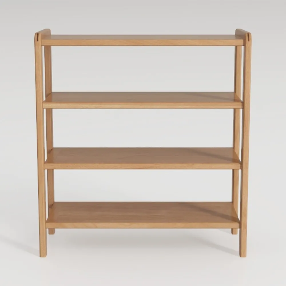Giantex 4-Tier Bookshelf, 34.5" Floor Storage