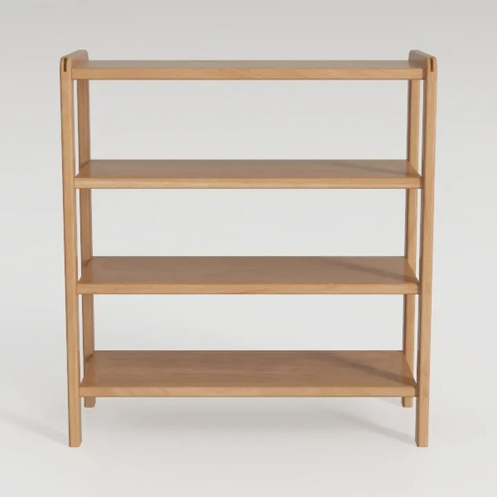 Giantex 4-Tier Bookshelf, 34.5" Floor Storage