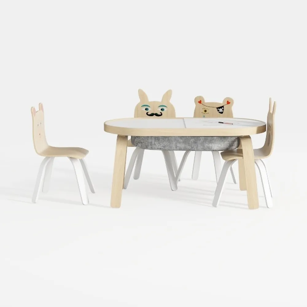 Brelley Kids Table and 2 Chairs Set, Height