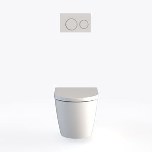 Comfort & Elongated Wall Hung Toilet System, Los