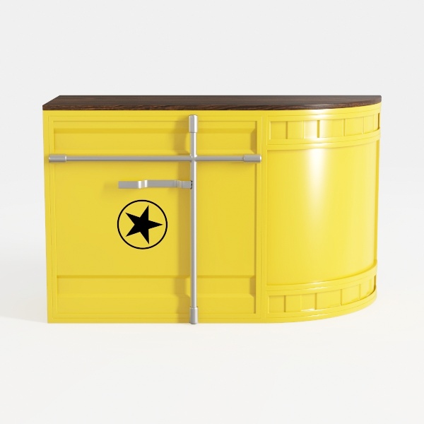 side table-Lemon Drop