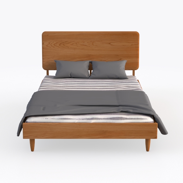 ZINUS Julia Wood Platform Bed Frame, Solid Wood Fo