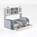 Furniture of America Kirsen Modern Solid Wood Twin Right 45 Degree View