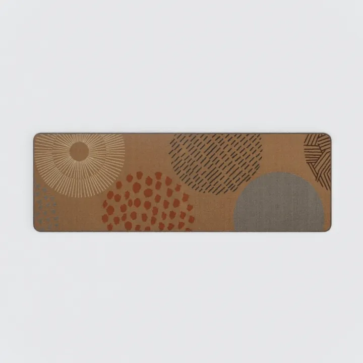 Minimalist Geometric Pattern Fabric Runner Rug 3D Model