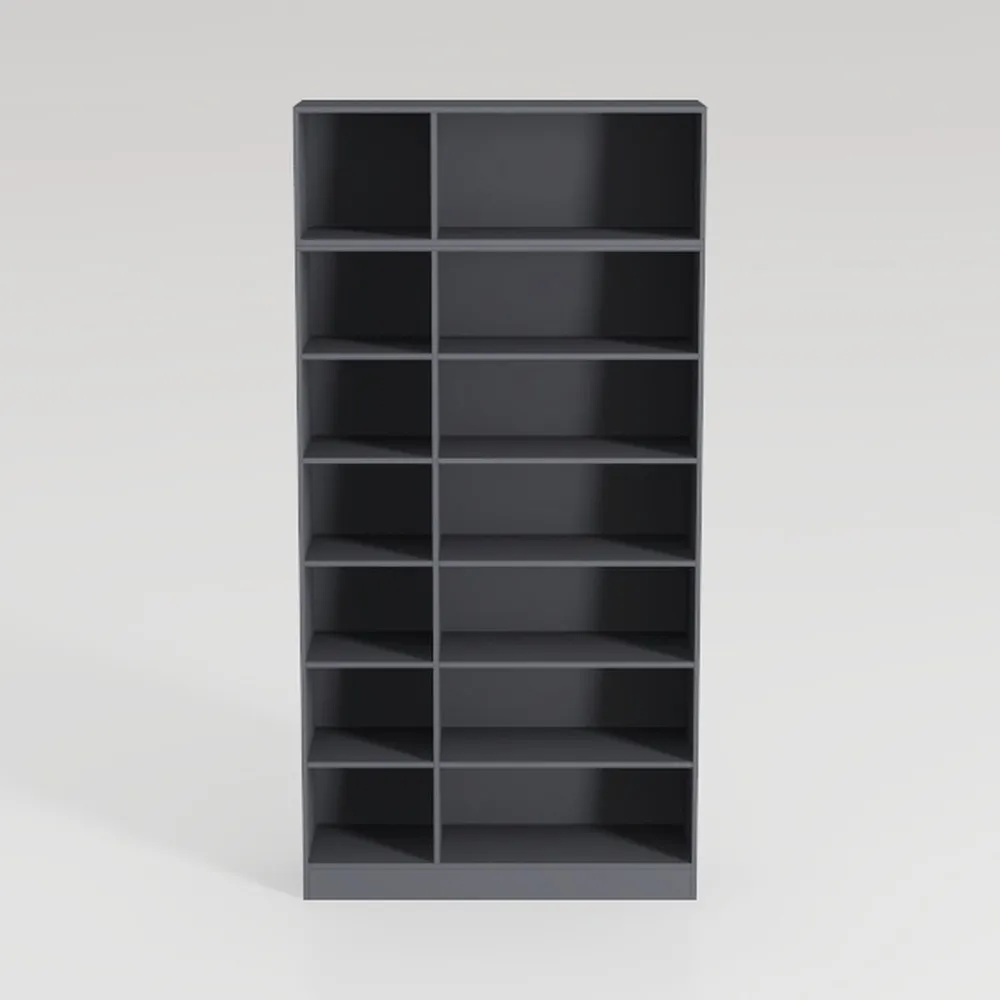 Metal Shoe Storage Cabinet, 8 Tier Shoe Cabinet