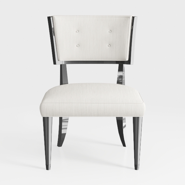 Mid Century Modern Dining Chairs Set of 4 Linen