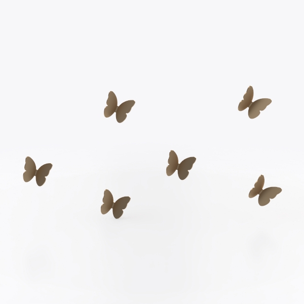 butterfly decoration-Fluttering Blooms