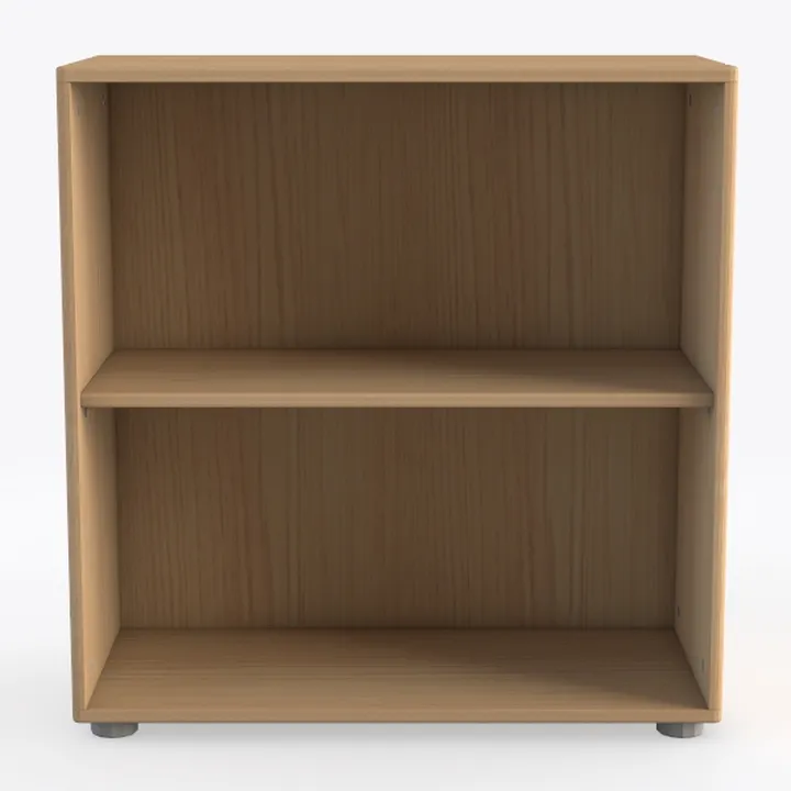 HON MOD Laminate Bookcase Walnut 2 Shelf 30" W