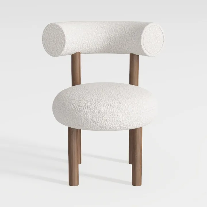 VESCASA Upholstered Dining Chairs with Natural