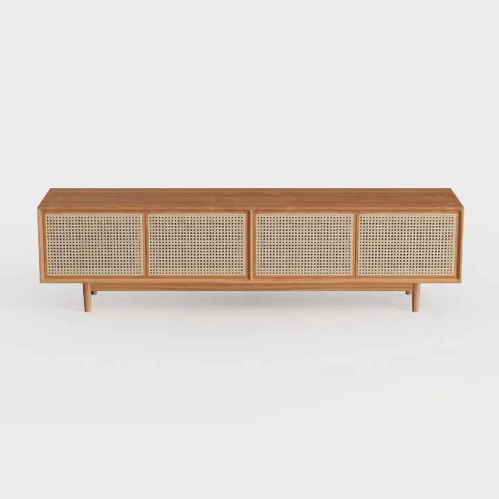 Giantex Farmhouse TV Stand for TVs up to 75"