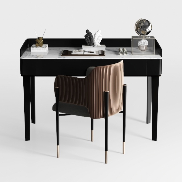 DLCQIJI 70.8 Inches Desk with Bottom Shelves, Larg