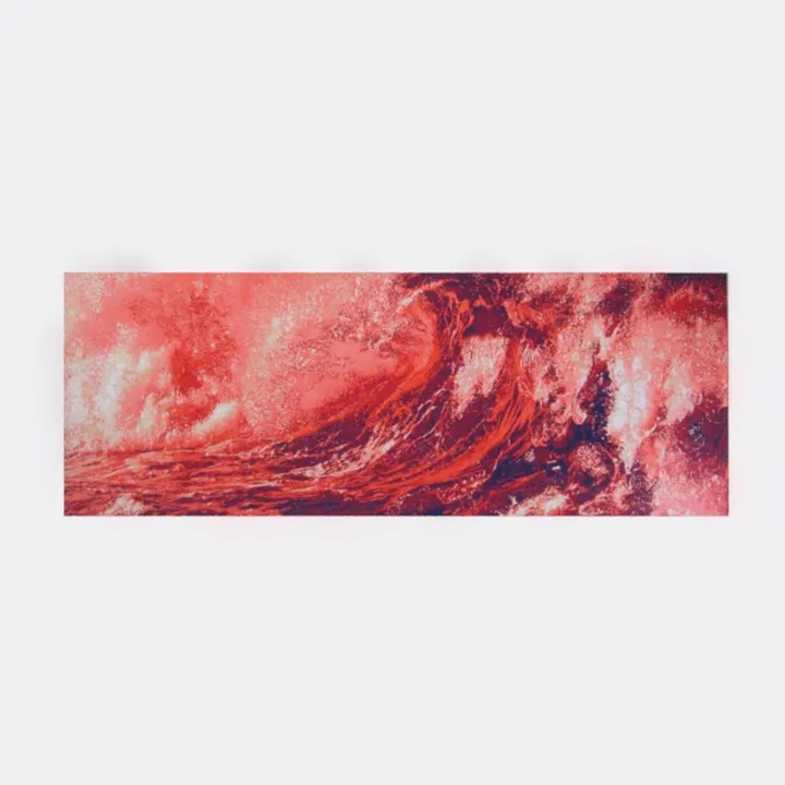 Hand Painted Modern Oil Painting Texture Red